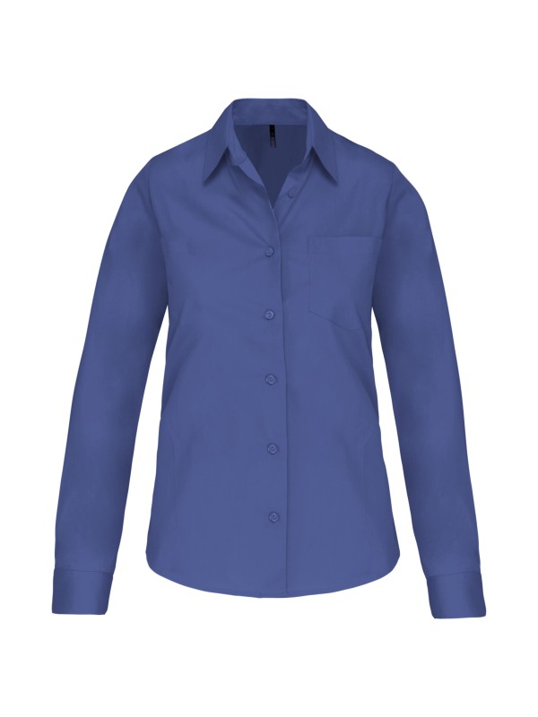 Camisa de manga comprida em popeline tratamento fcil - K542C