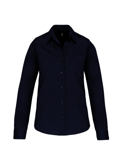 Camisa de manga comprida em popeline tratamento fcil - K542C