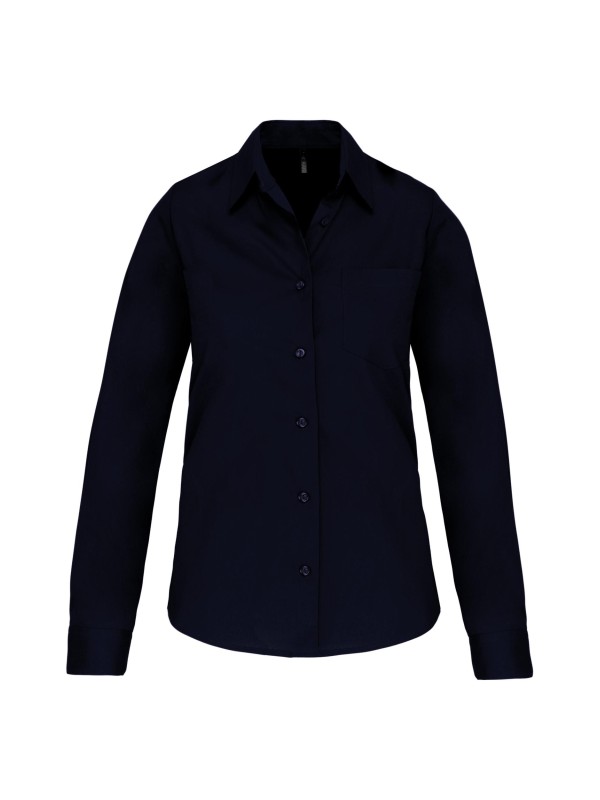 Camisa de manga comprida em popeline tratamento fcil - K542C