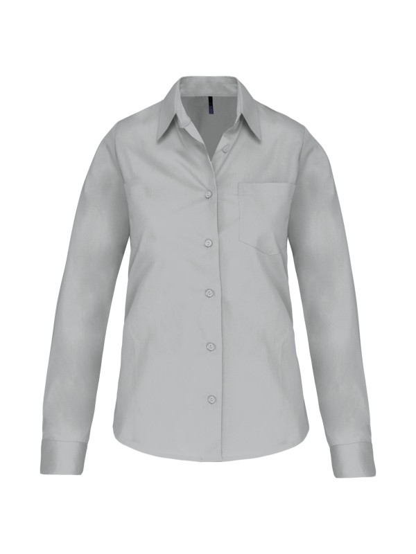 Camisa de manga comprida em popeline tratamento fcil - K542C