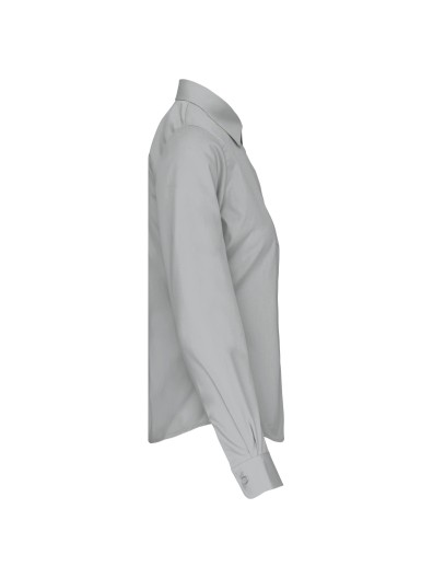 Camisa de manga comprida em popeline tratamento f�cil - K542C