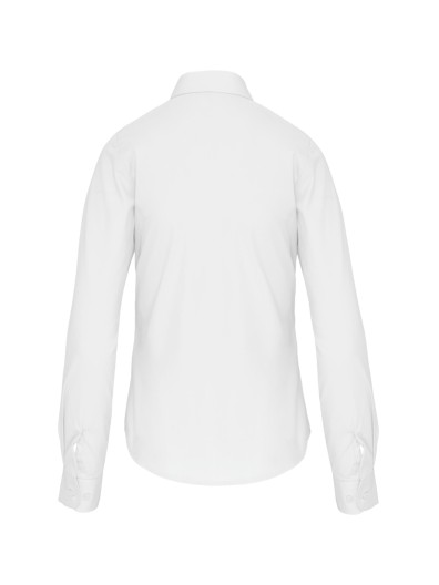 Camisa de manga comprida em popeline tratamento fácil - K542 Camisa de manga comprida em popeline tratamento fácil - K542