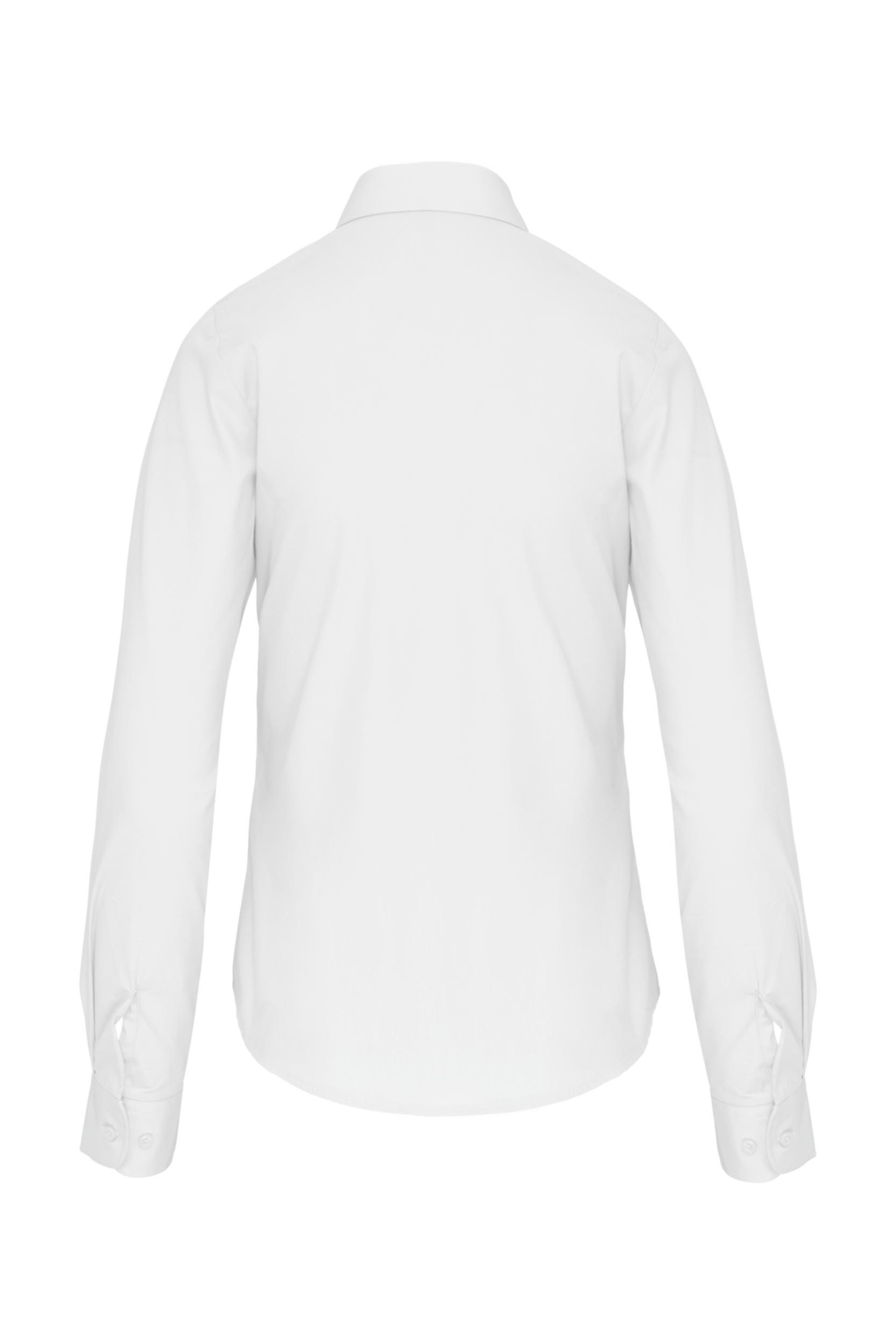 Camisa de manga comprida em popeline tratamento fácil - K542