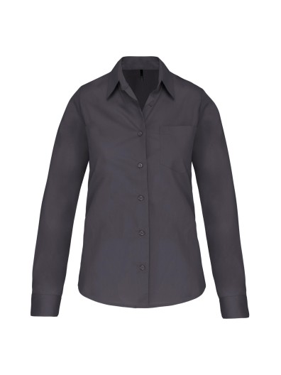 Camisa de manga comprida em popeline tratamento fcil - K542C