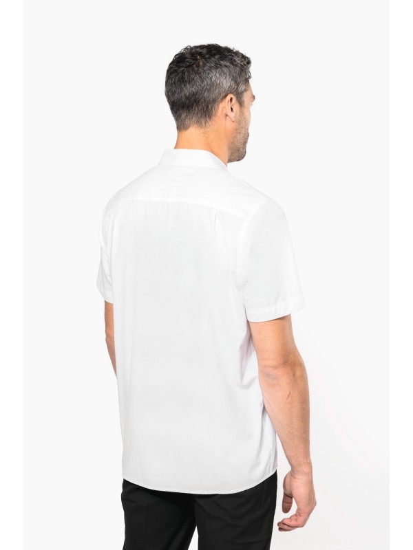 Camisa de manga curta em popeline tratamento fcil - K543C