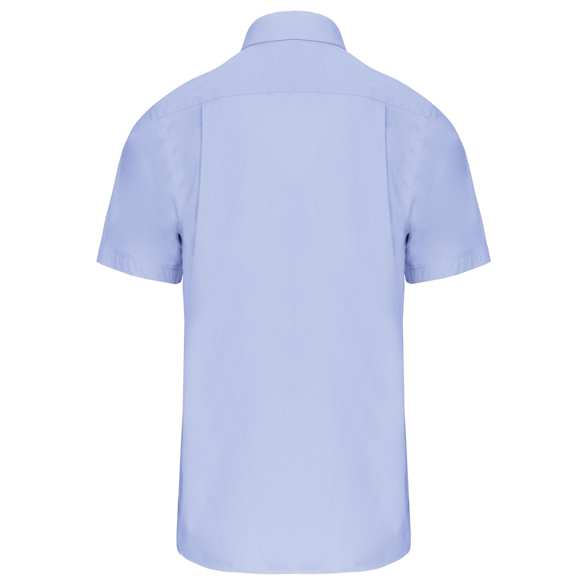 Camisa de manga curta em popeline tratamento fácil - K543C