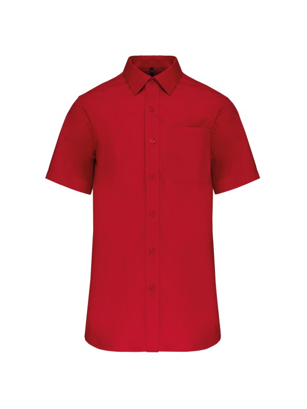 Camisa de manga curta em popeline tratamento fcil - K543C