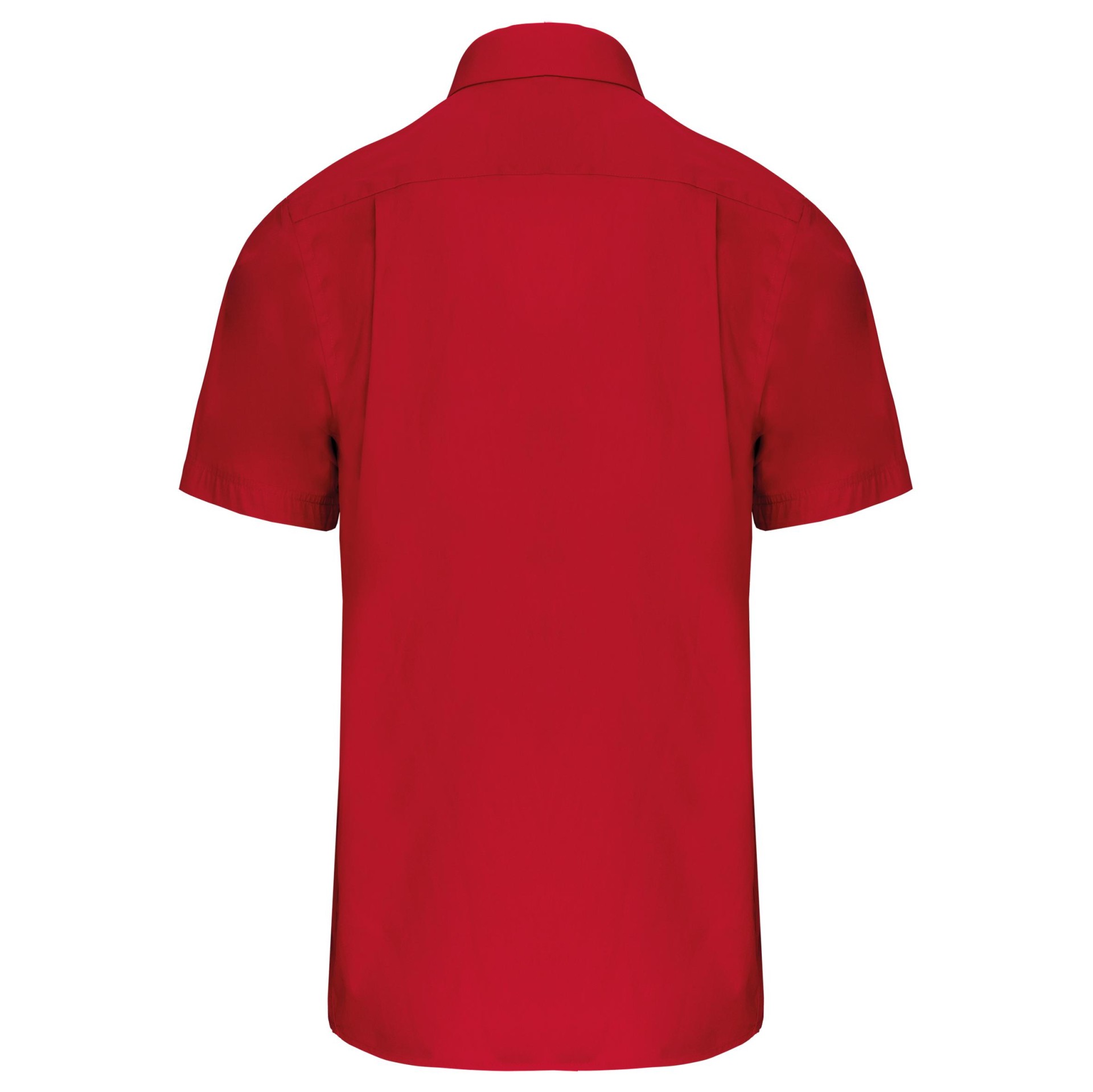 Camisa de manga curta em popeline tratamento fácil - K543C