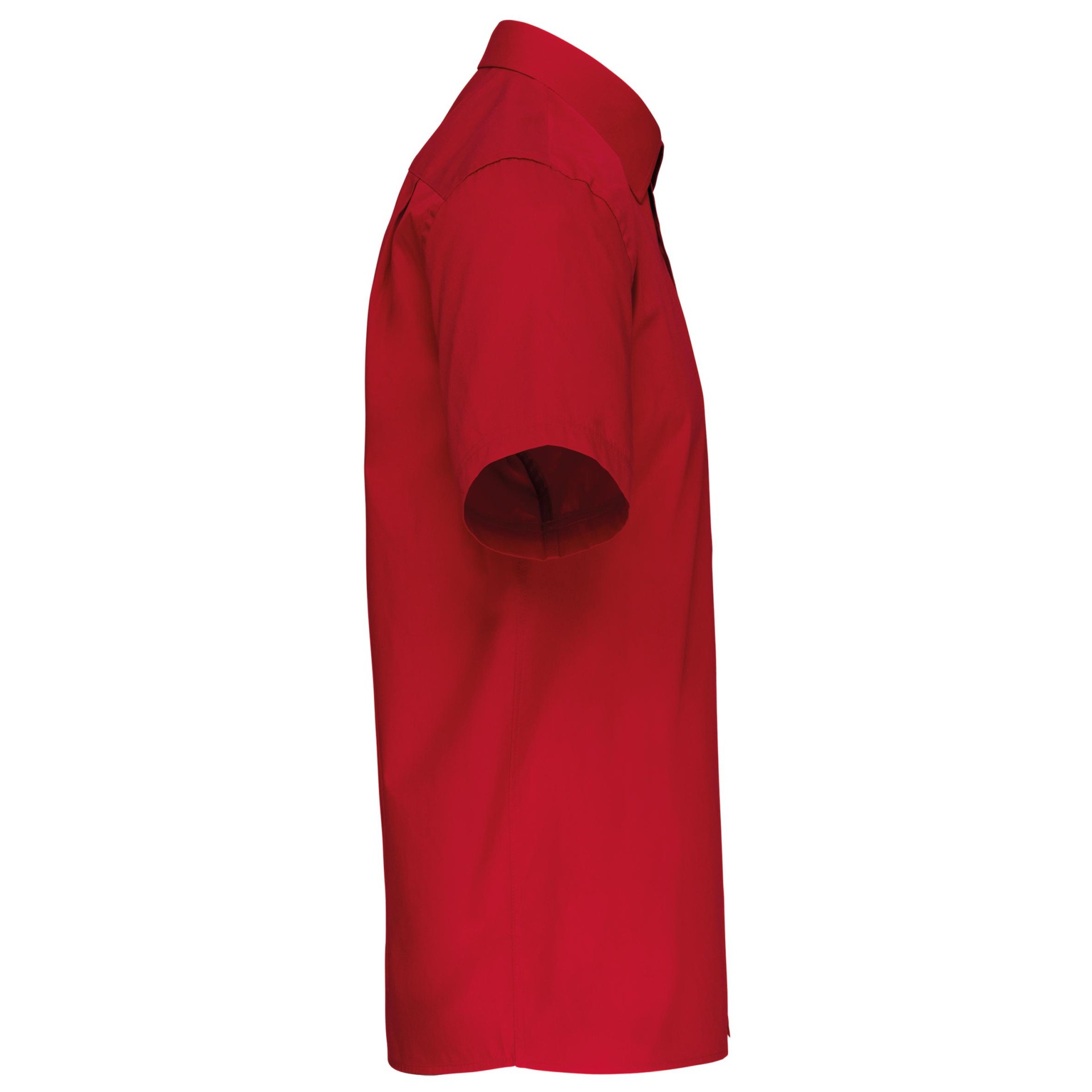 Camisa de manga curta em popeline tratamento fácil - K543C