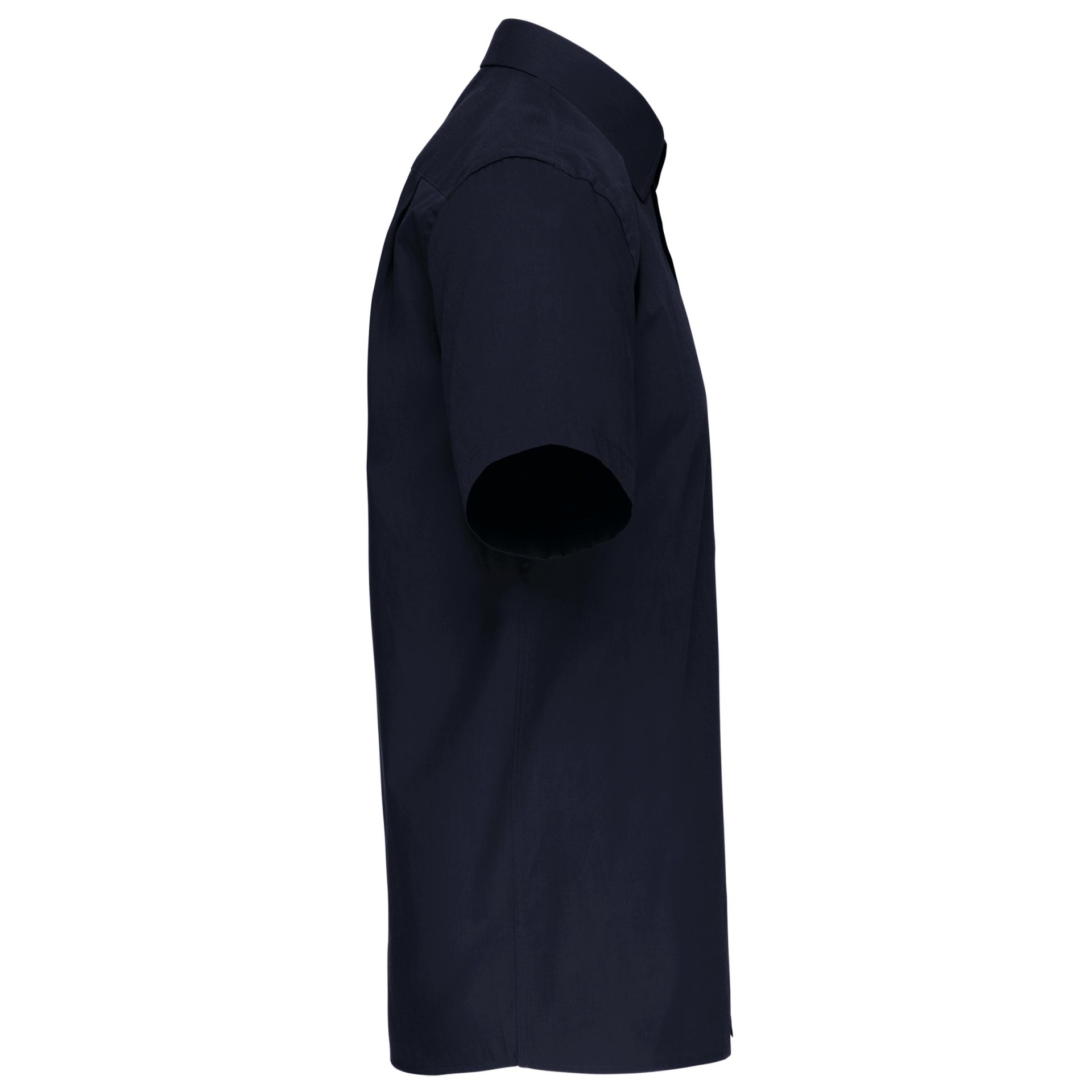 Camisa de manga curta em popeline tratamento fácil - K543C