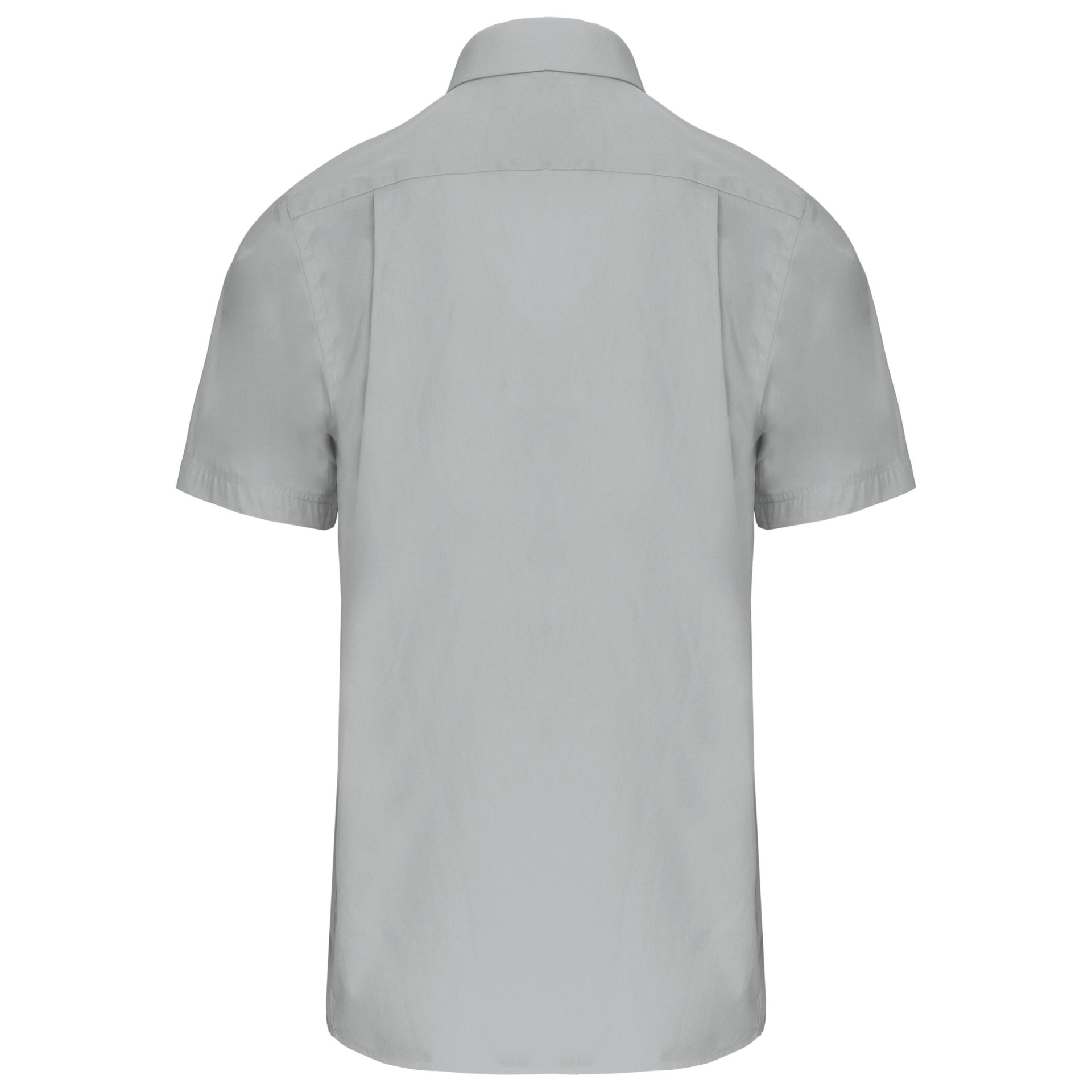 Camisa de manga curta em popeline tratamento fácil - K543C