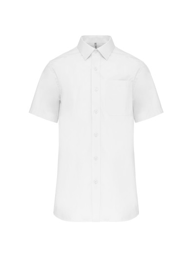 Camisa de manga curta em popeline tratamento fcil - K543