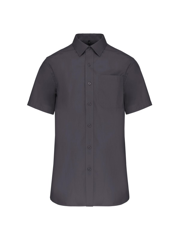 Camisa de manga curta em popeline tratamento fcil - K543C