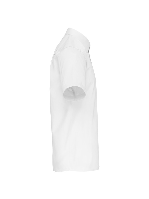 Camisa de manga curta em popeline tratamento fcil - K543