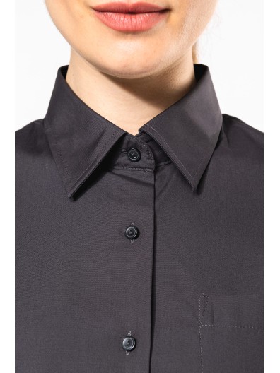 Camisa manga curta em popeline tratamento fcil - K544C