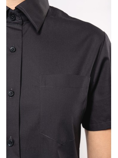Camisa manga curta em popeline tratamento fcil - K544C