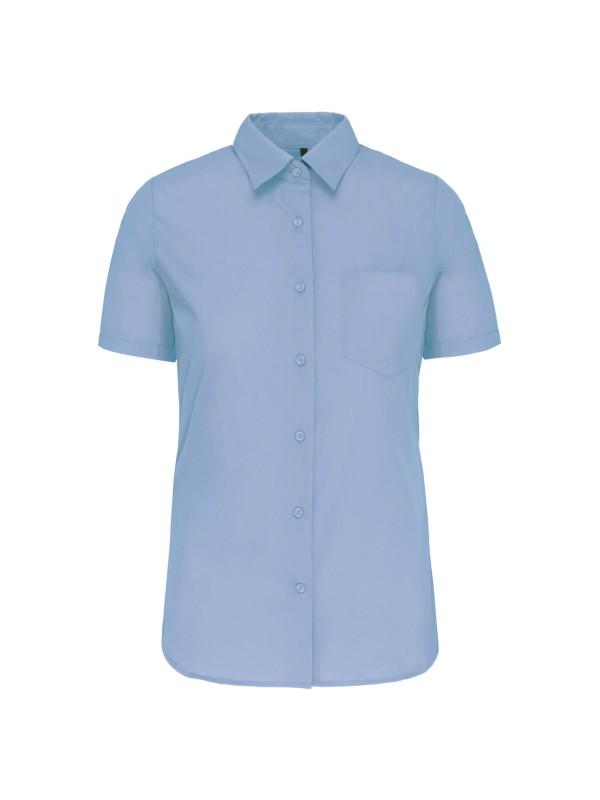 Camisa manga curta em popeline tratamento fcil - K544C