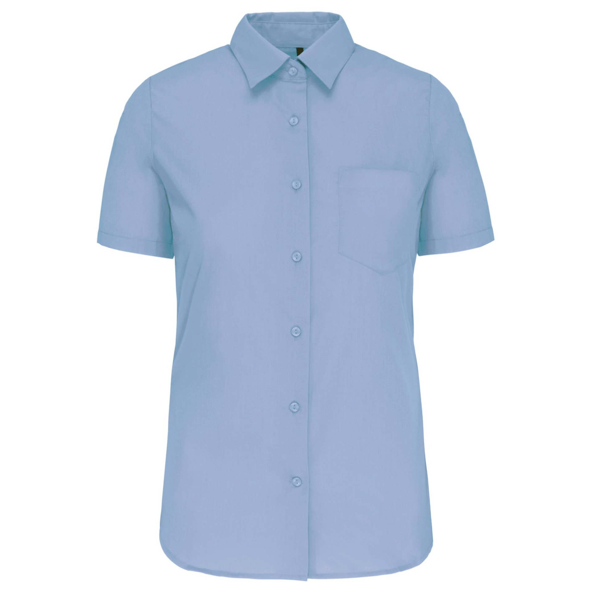 Camisa manga curta em popeline tratamento fácil - K544C