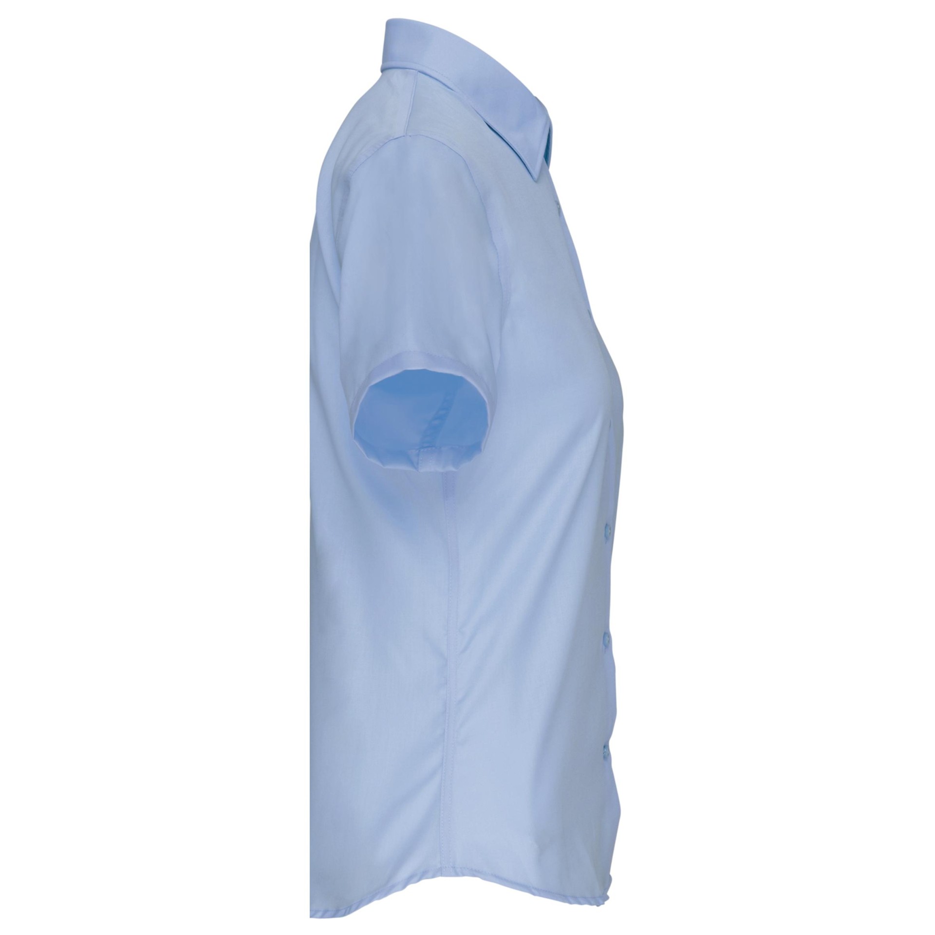 Camisa manga curta em popeline tratamento fácil - K544C