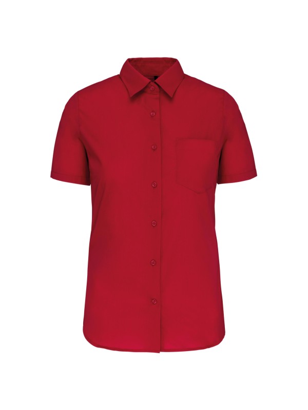 Camisa manga curta em popeline tratamento fcil - K544C