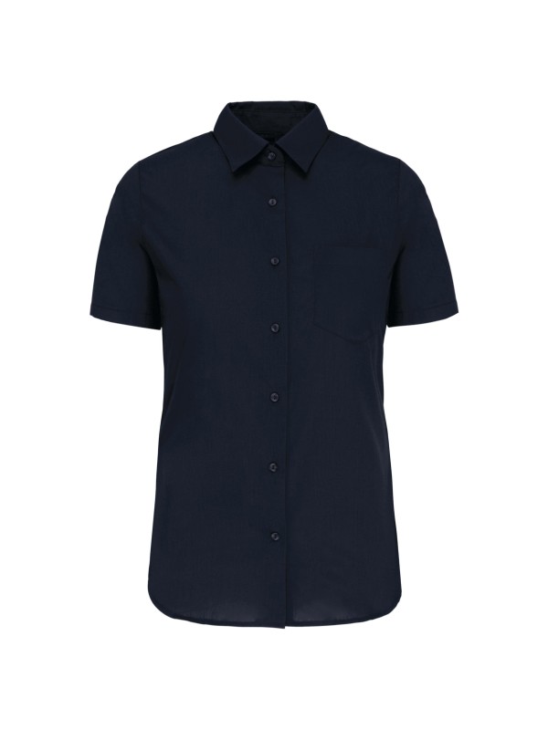 Camisa manga curta em popeline tratamento fcil - K544C