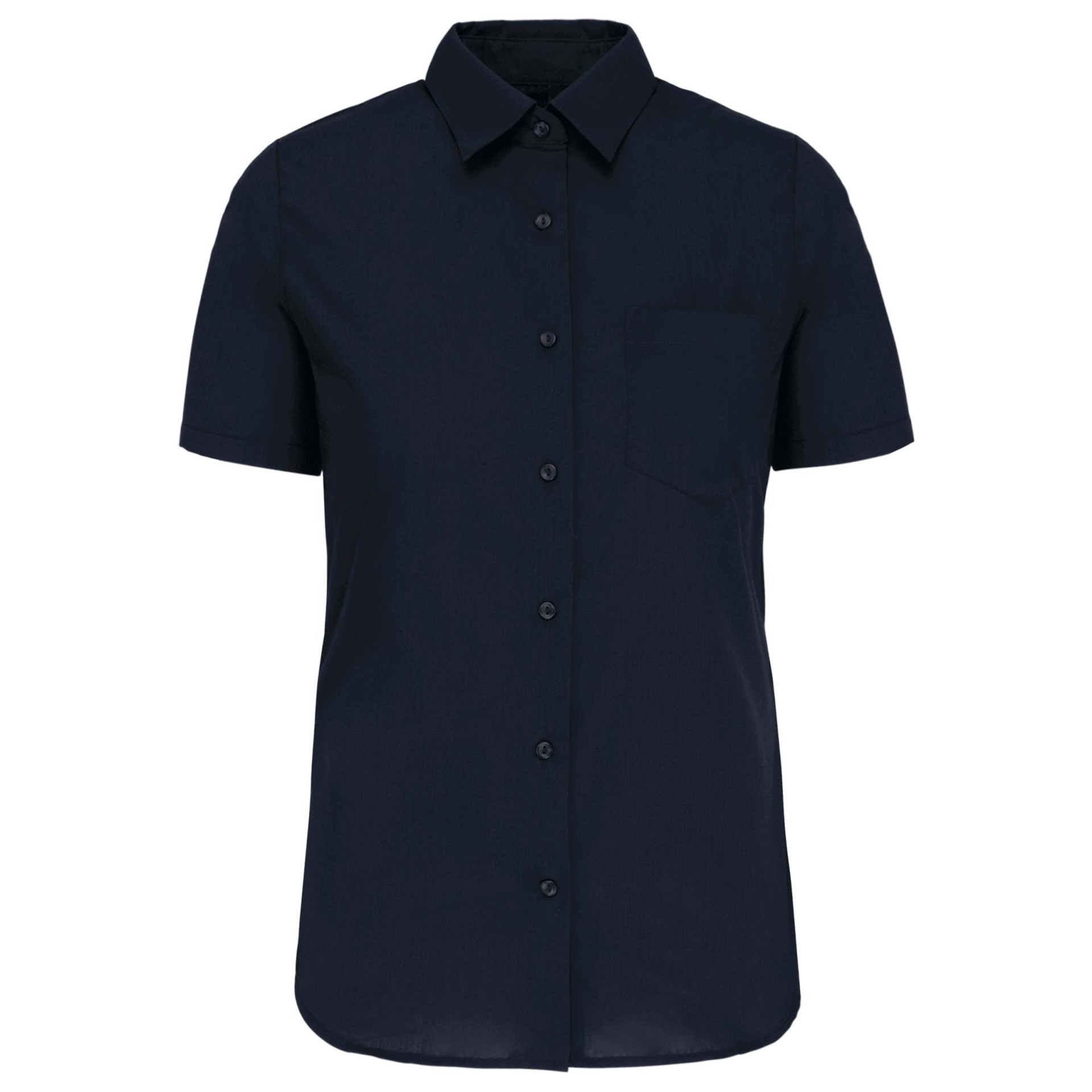 Camisa manga curta em popeline tratamento fácil - K544C