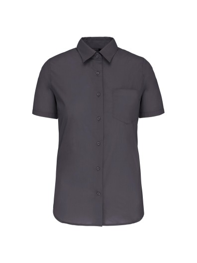 Camisa manga curta em popeline tratamento fcil - K544C