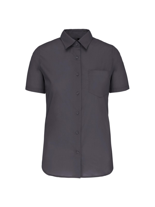 Camisa manga curta em popeline tratamento fcil - K544C