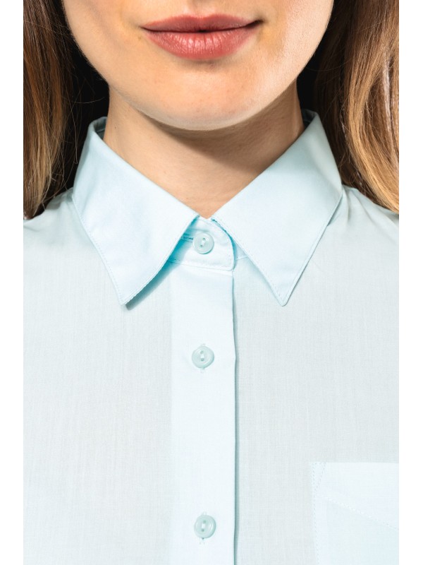 Camisa popeline manga curta de tratamento fcil - K548C