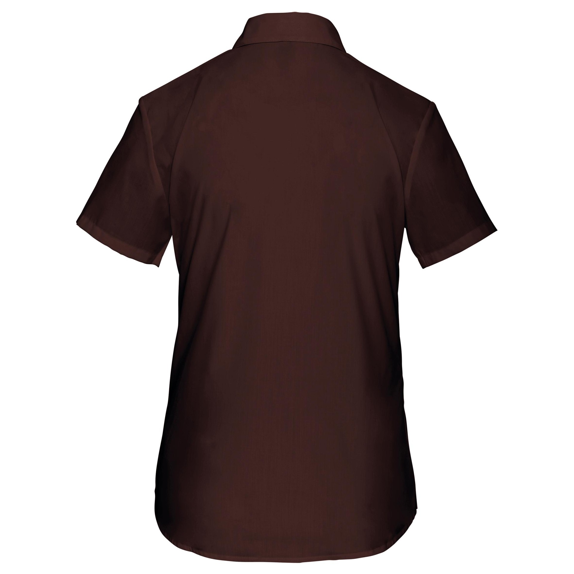 Camisa popeline manga curta de tratamento fácil - K548C