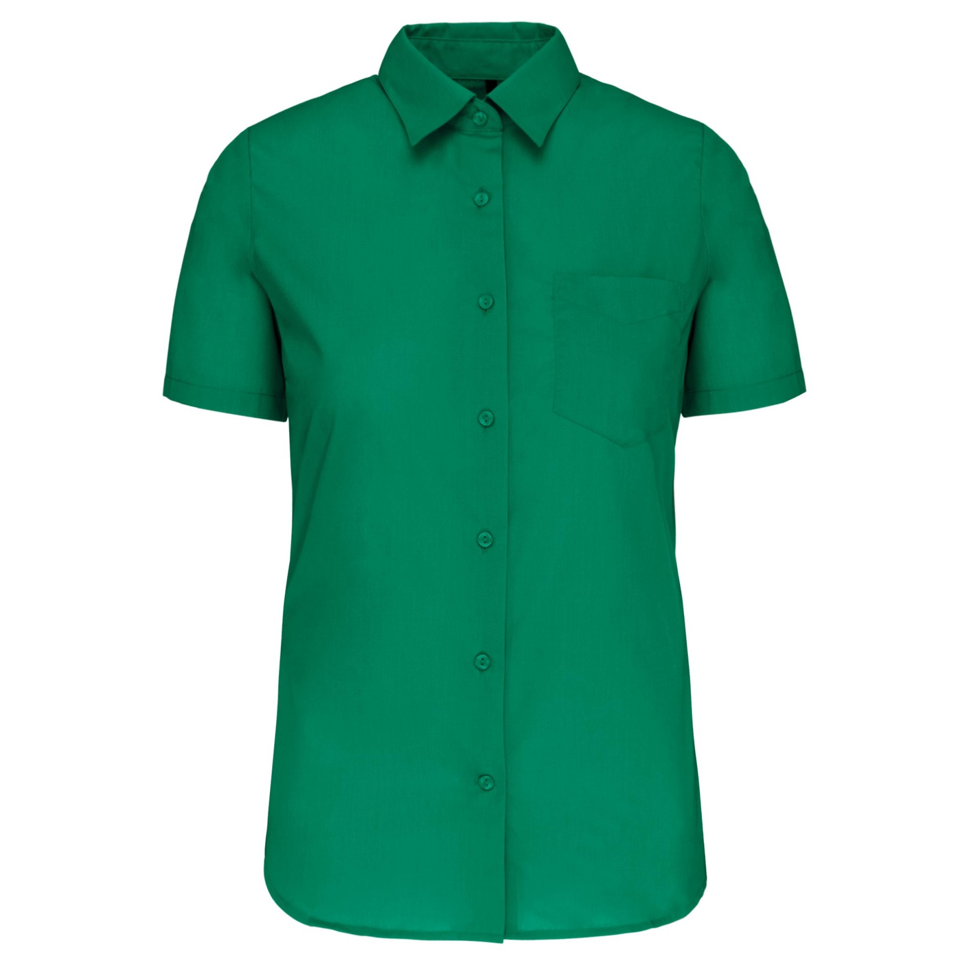 Camisa popeline manga curta de tratamento fácil - K548C