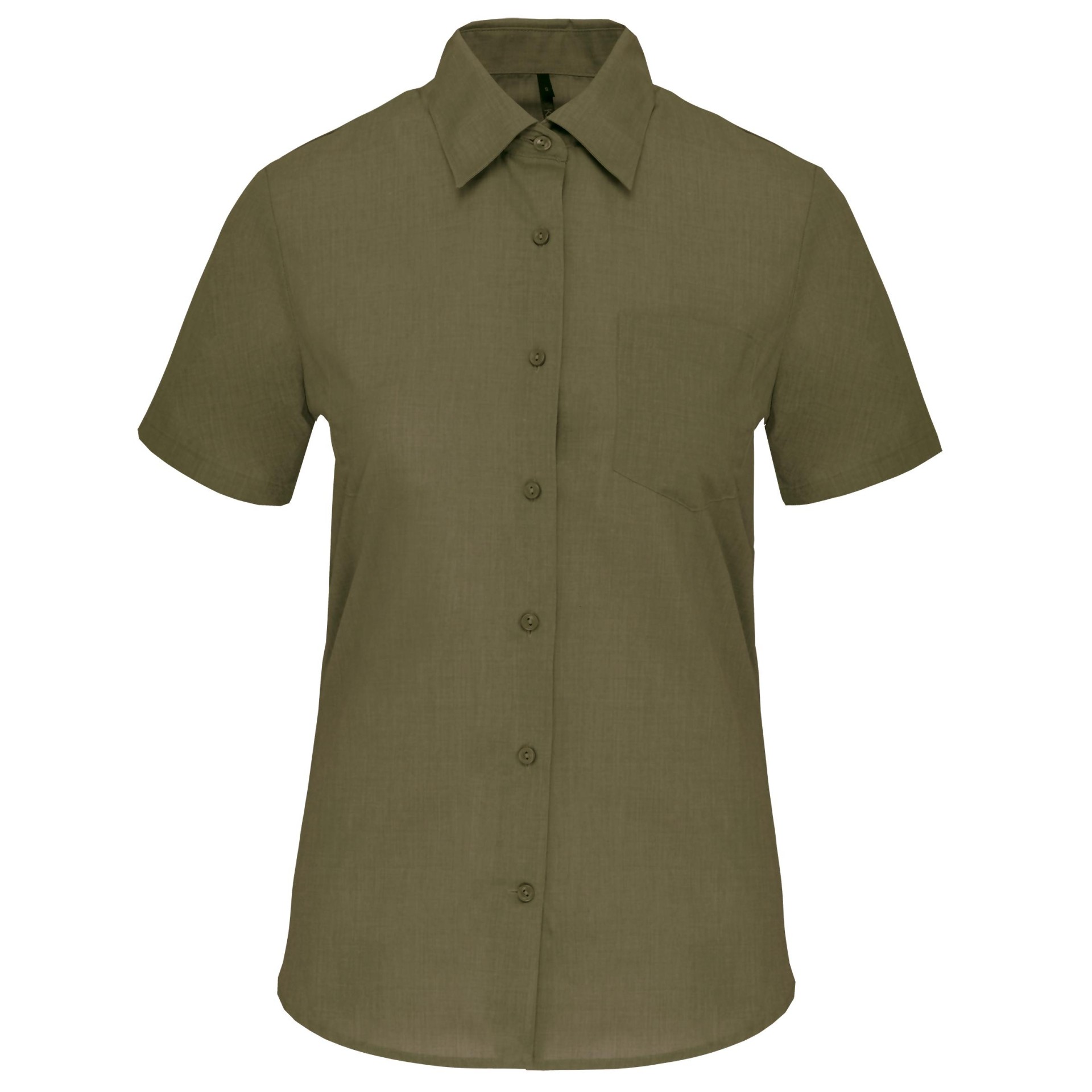 Camisa popeline manga curta de tratamento fácil - K548C