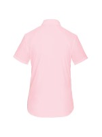 Camisa popeline polister / algodo manga curta de tratamento fcil