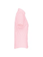 Camisa popeline polister / algodo manga curta de tratamento fcil