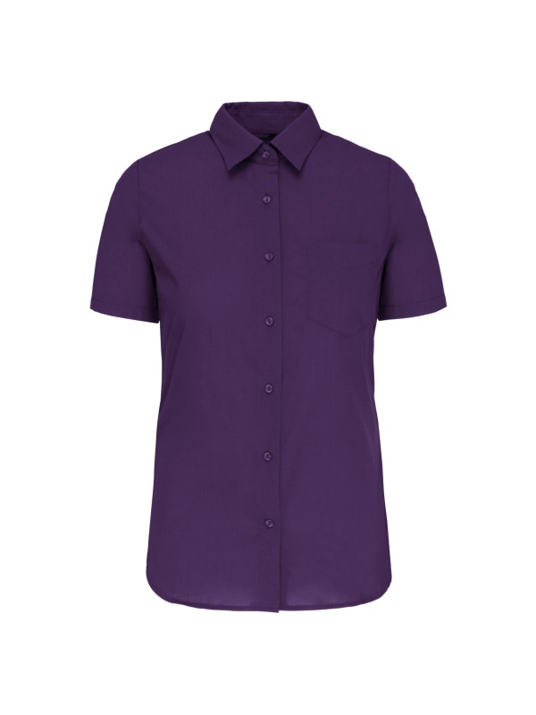 Camisa popeline manga curta de tratamento fácil - K548C