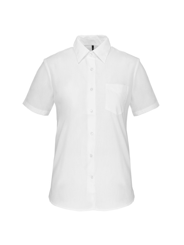 Camisa popeline manga curta de tratamento fcil - K548