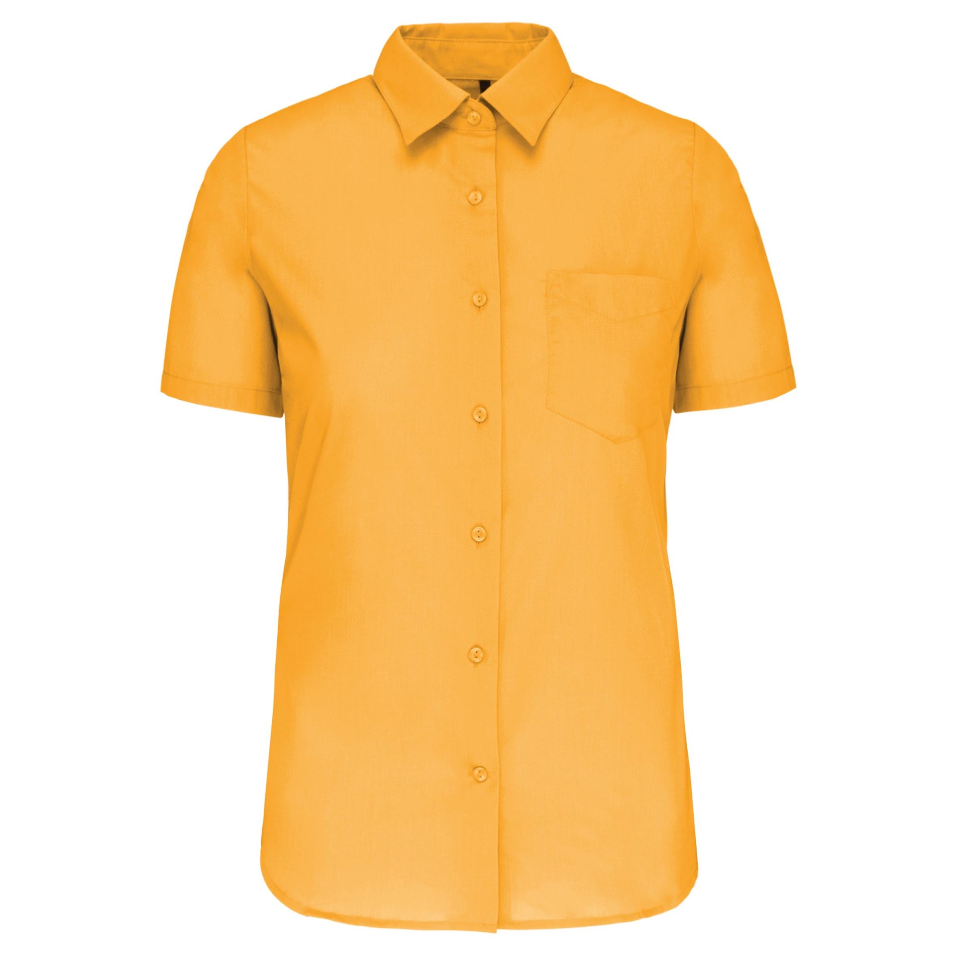 Camisa popeline manga curta de tratamento fácil - K548C