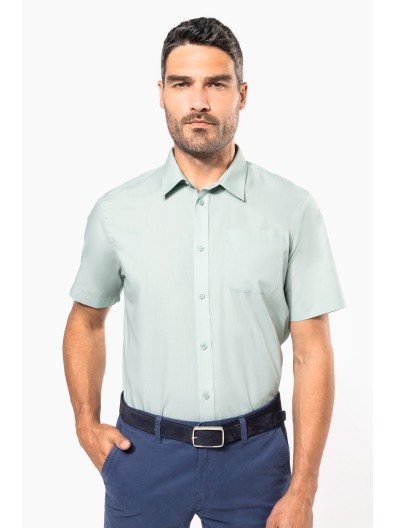 Camisa popeline manga curta de tratamento fcil - K551C