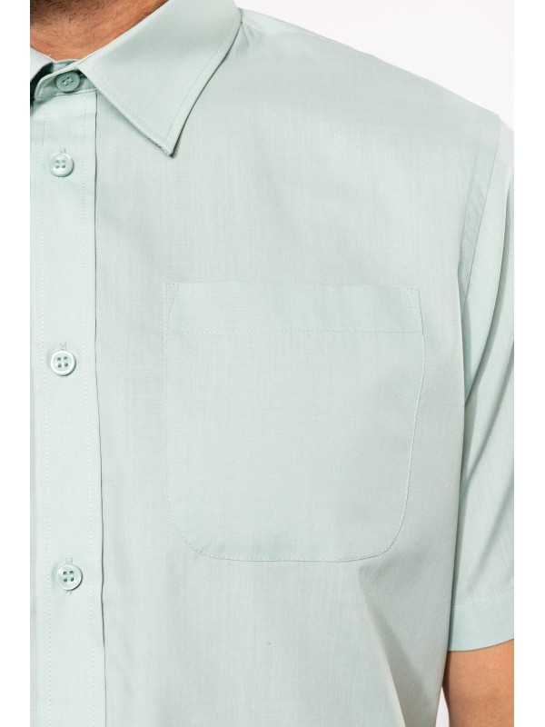 Camisa popeline manga curta de tratamento fcil - K551C