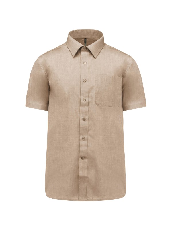 Camisa popeline manga curta de tratamento fcil - K551C