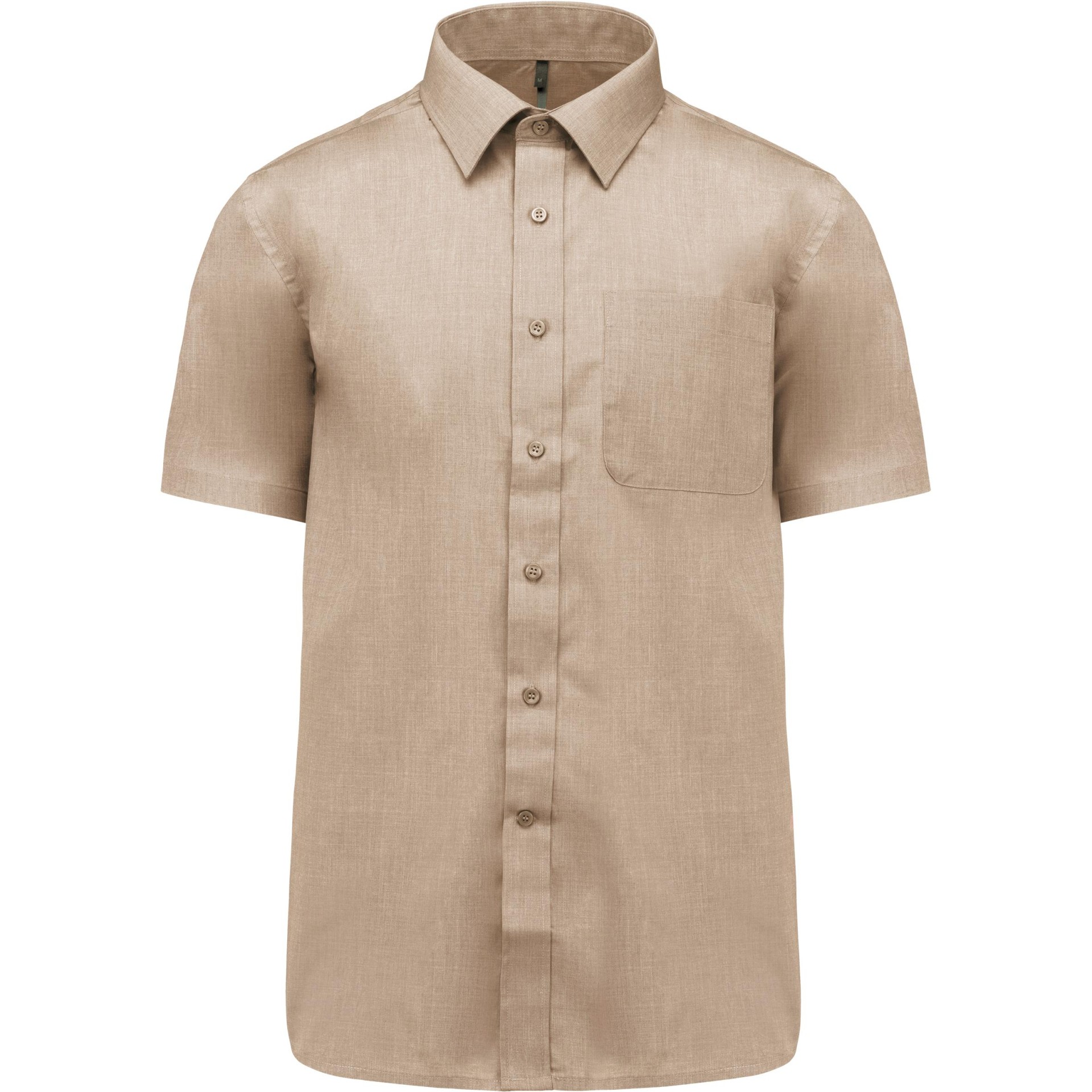 Camisa popeline manga curta de tratamento fácil - K551C