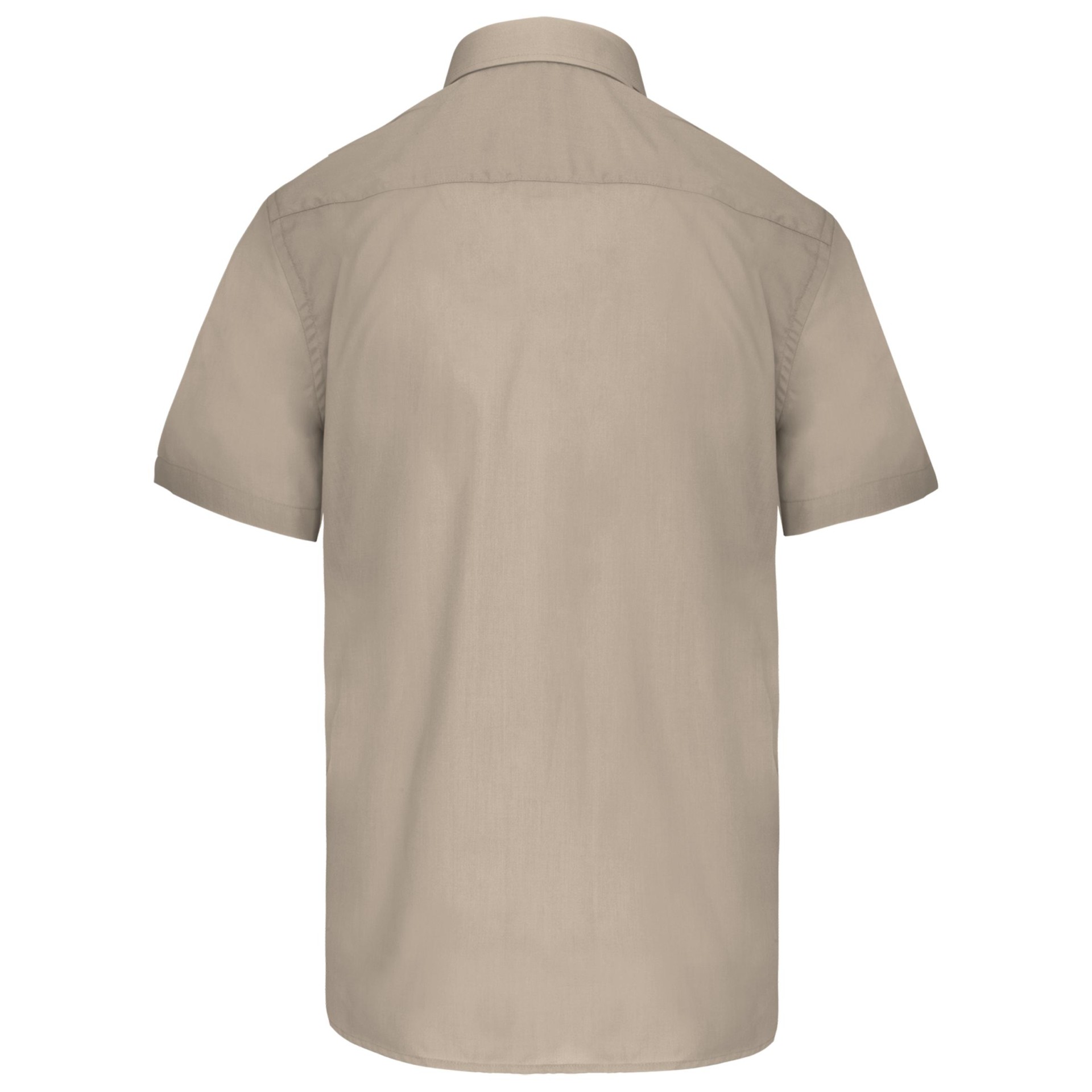 Camisa popeline manga curta de tratamento fácil - K551C