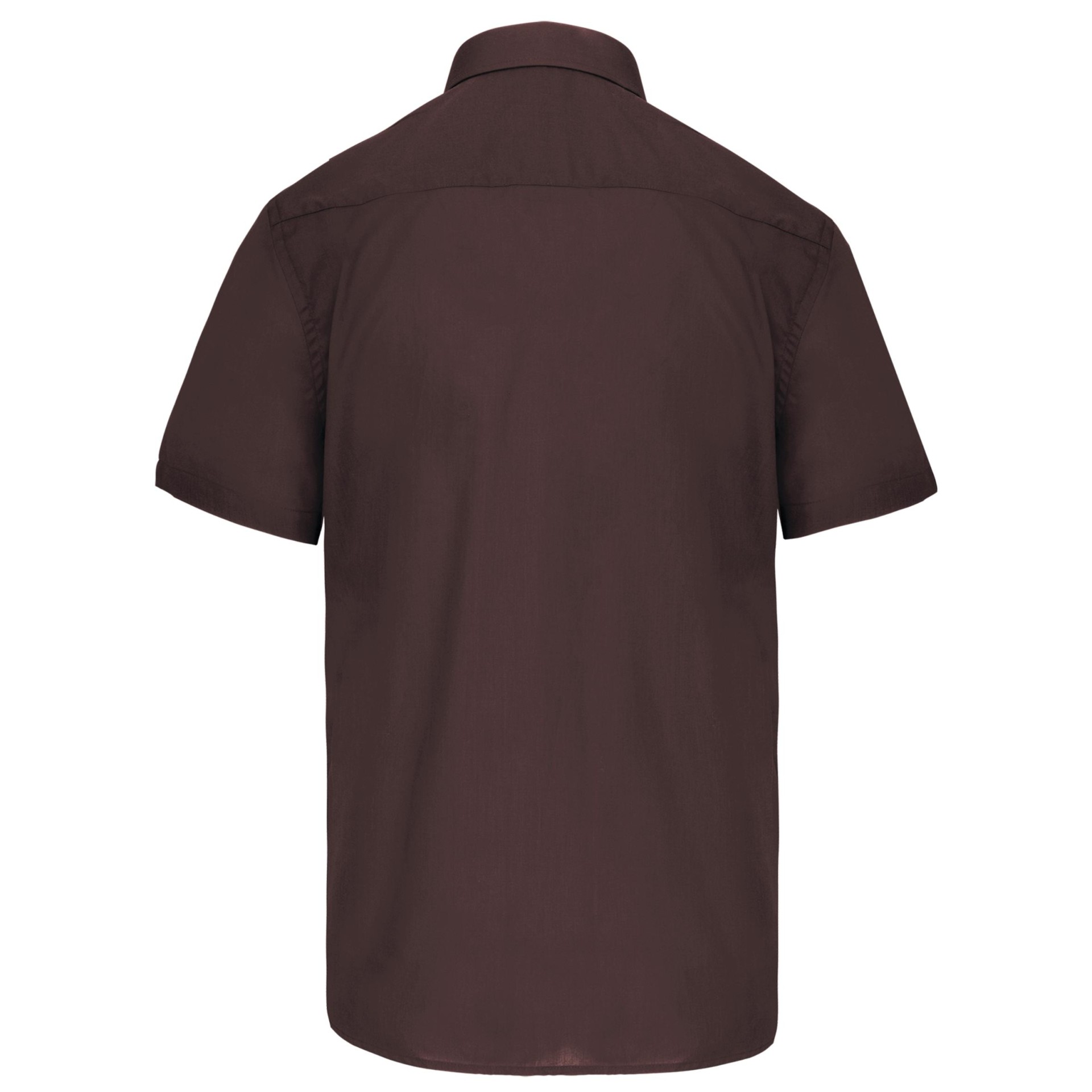 Camisa popeline manga curta de tratamento fácil - K551C