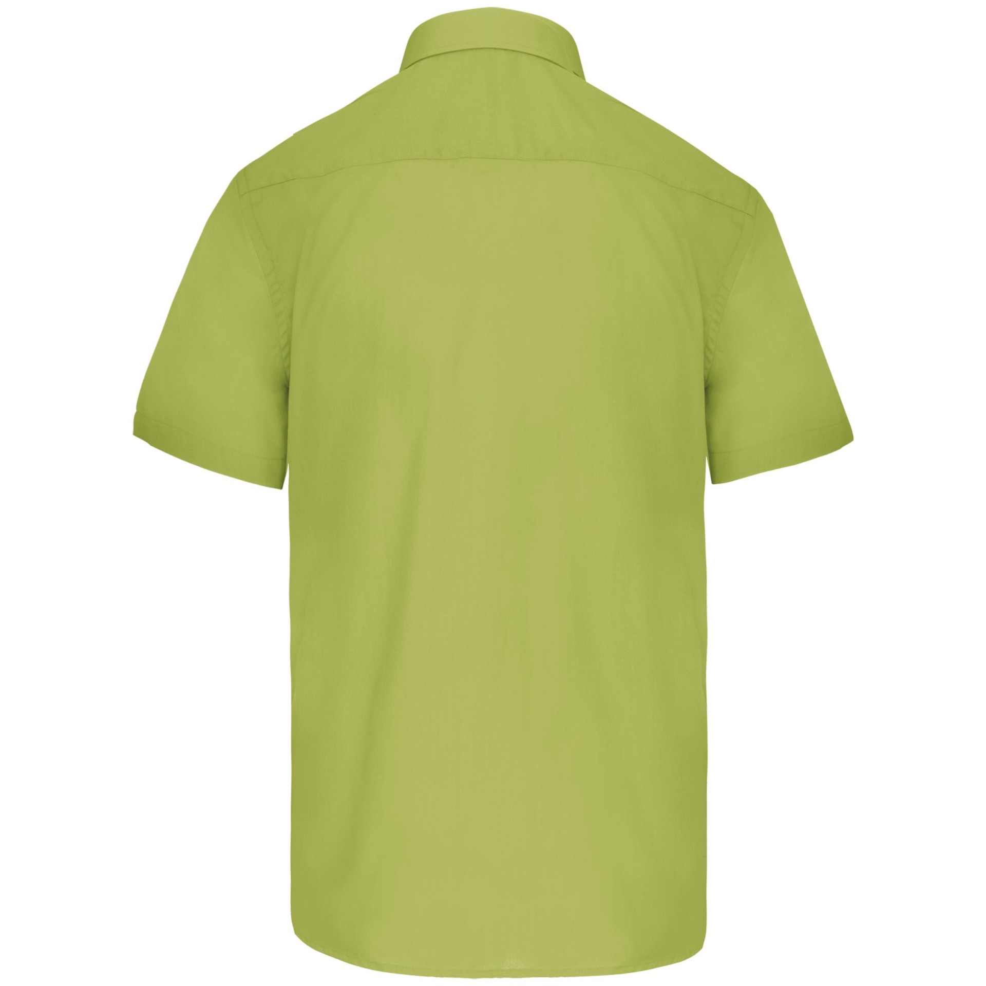 Camisa popeline manga curta de tratamento fácil - K551C