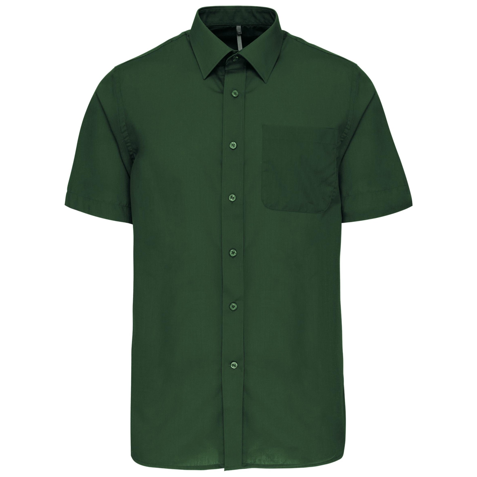 Camisa popeline manga curta de tratamento fácil - K551C