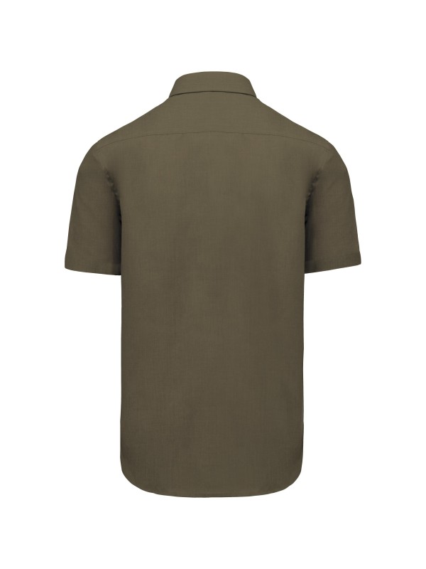 Camisa popeline manga curta de tratamento fcil - K551C