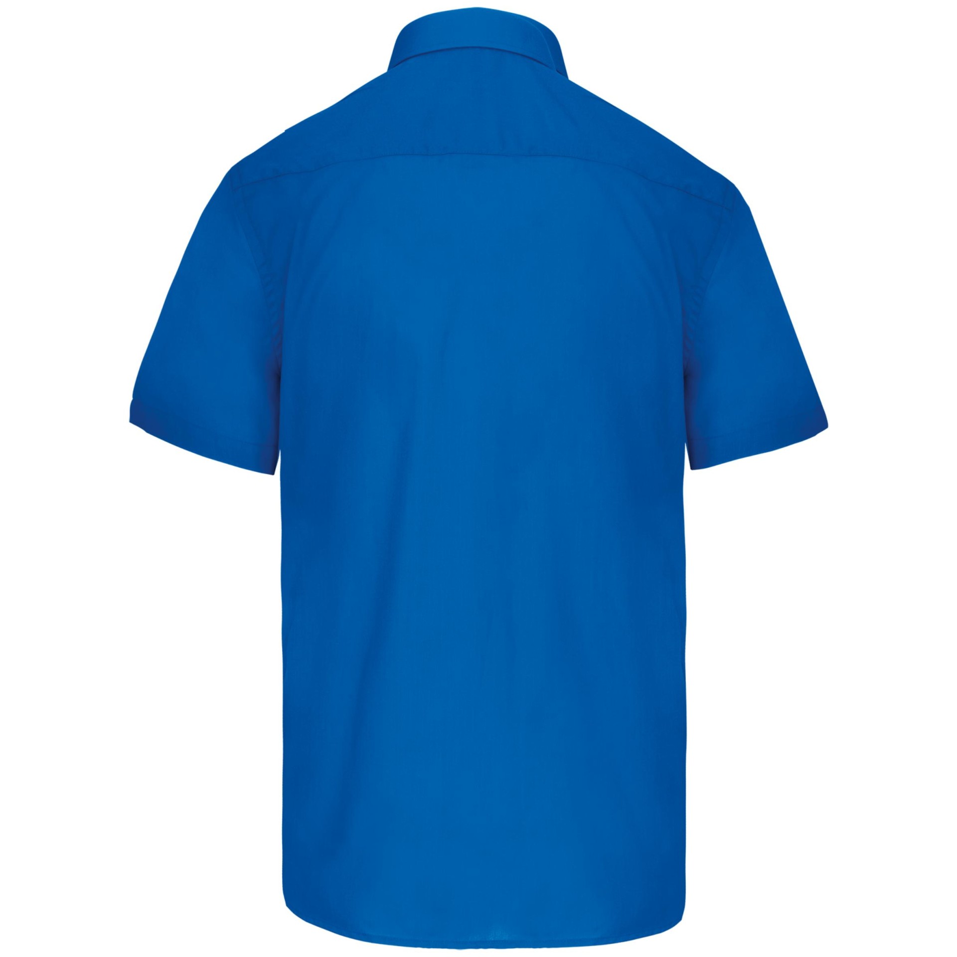 Camisa popeline manga curta de tratamento fácil - K551C
