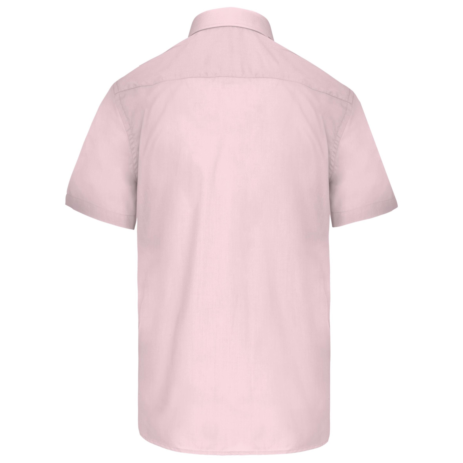 Camisa popeline manga curta de tratamento fácil - K551C