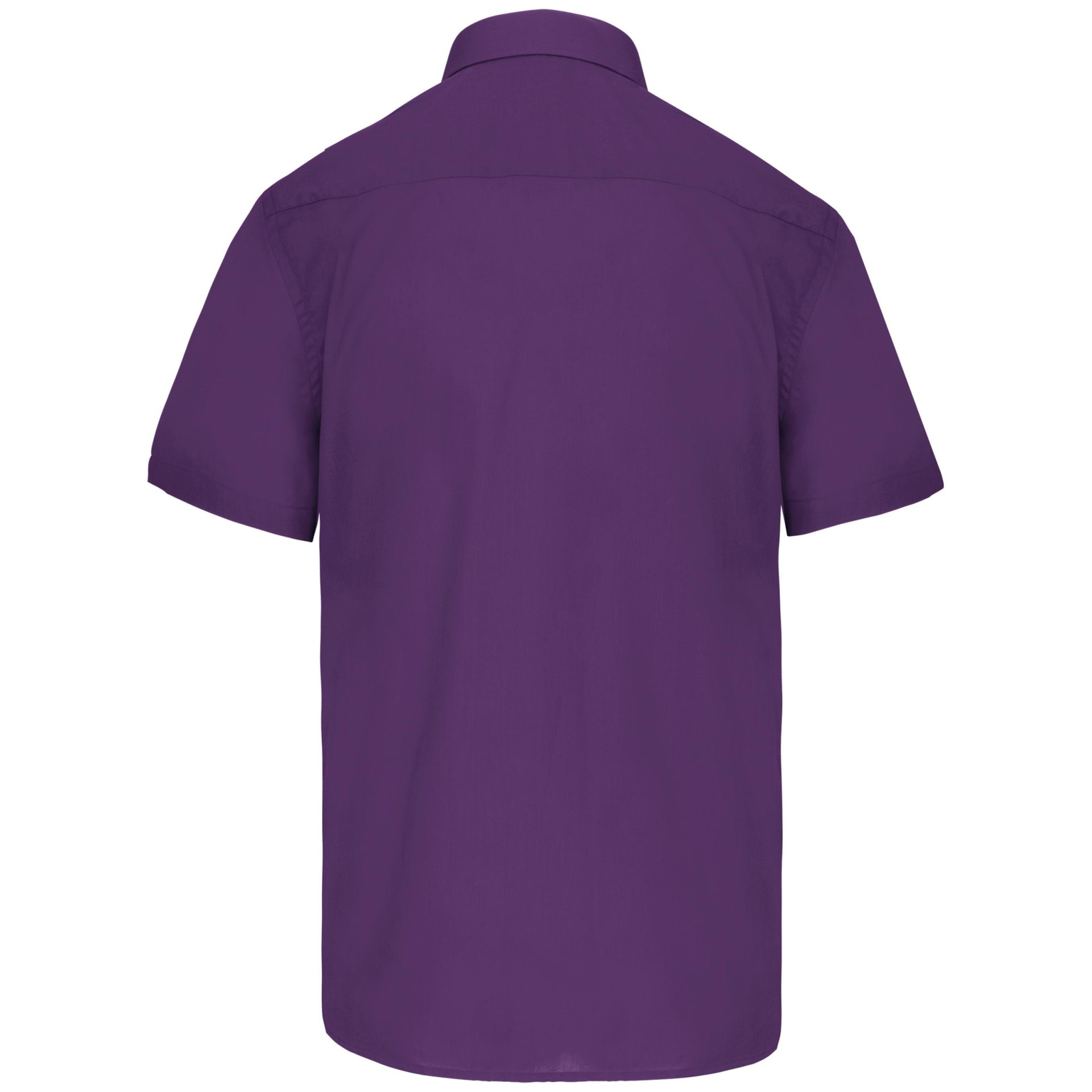 Camisa popeline manga curta de tratamento fácil - K551C