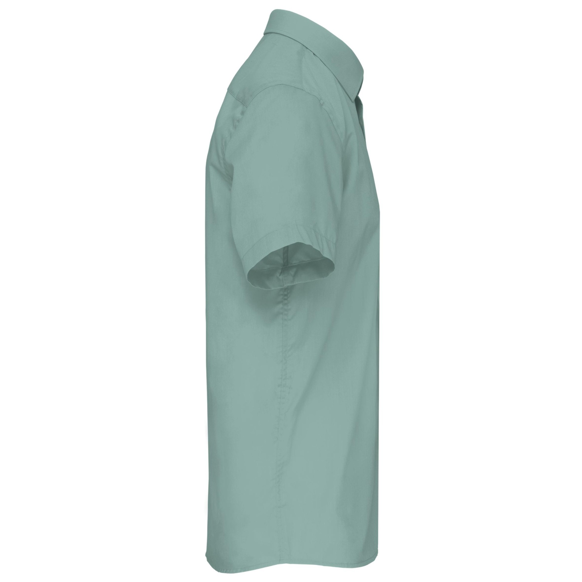 Camisa popeline manga curta de tratamento fácil - K551C